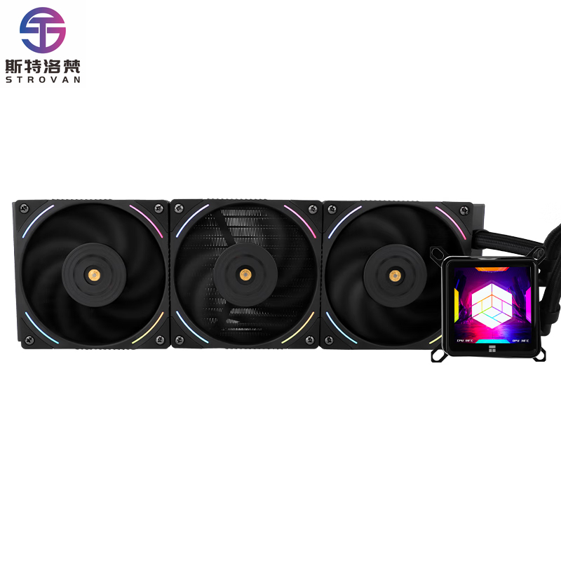 Aio Cooler Lcd Display Screen - FROZEN GUARDIAN 360 Integrated Water-cooled Radiator