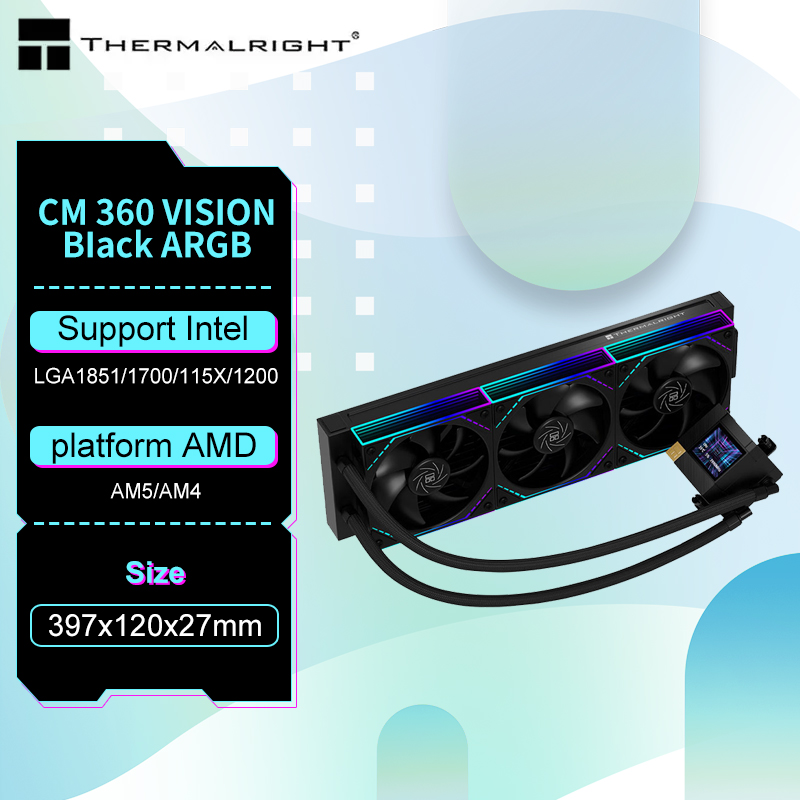 Liquid Cooling Radiator 360 - Thermalright CORE MATRIX VISION ARGB All-in-one