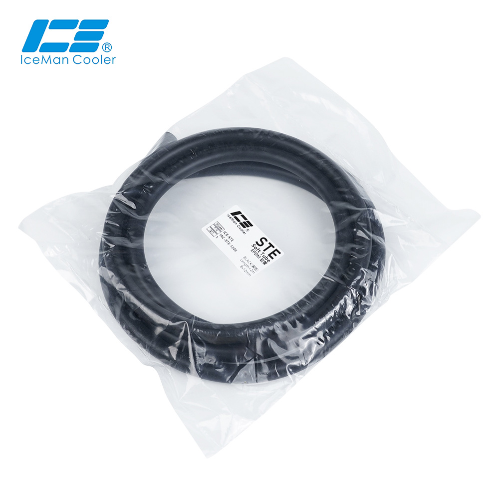 Liquid Cooling Radiator 360 - IceManCooler Φ8x12mm EPDM Mờ Đen Nước
