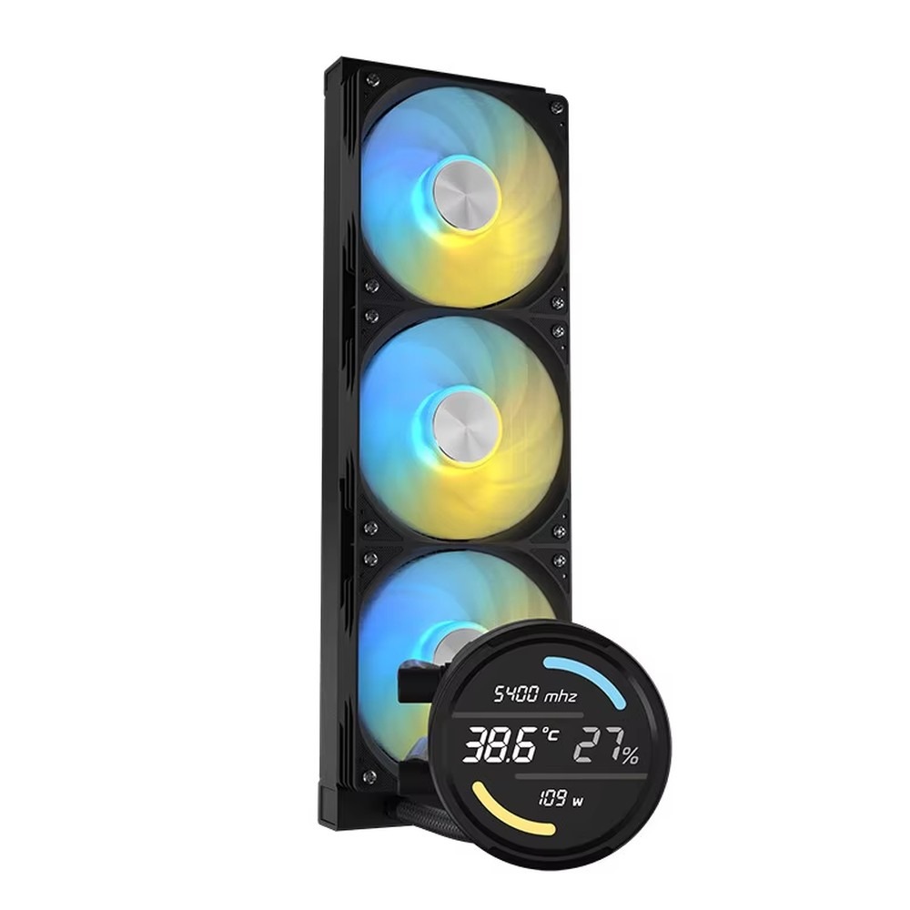 Aio Liquid Cooler 360Mm Argb - SilverStone E360 Black ARGB CPU Water