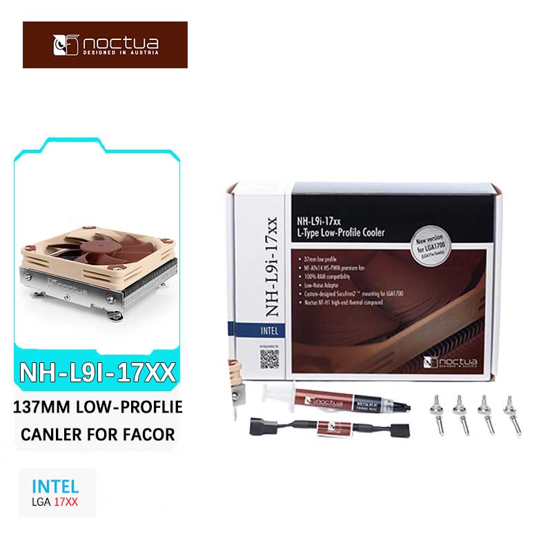 Cpu Cooler Low Profile Itx - Noctua NH-L9i-17xx 2-heat pipe Thin CPU