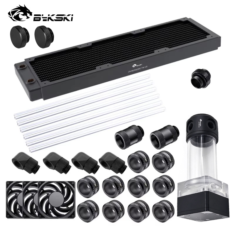Cpu Water Cooler 240Mm Rgb - BYKSKI Nước Làm Mát Bộ GPU