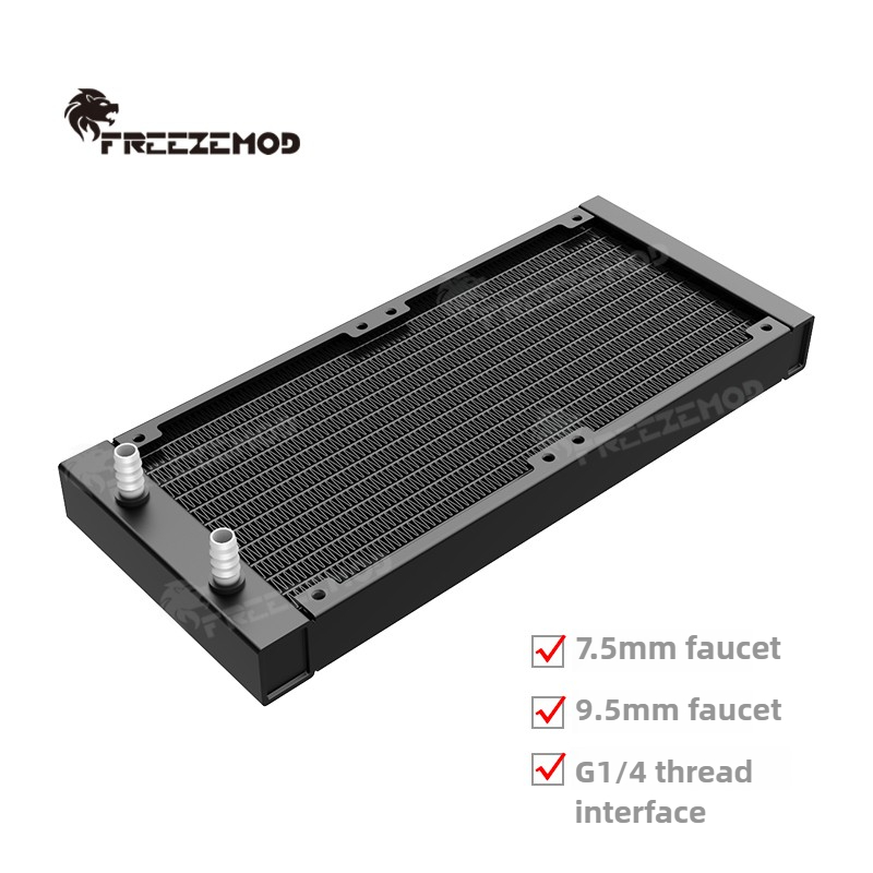Cpu Water Cooler 240Mm Rgb - FREEZEMOD 240mm Aluminum PC Water Cooling