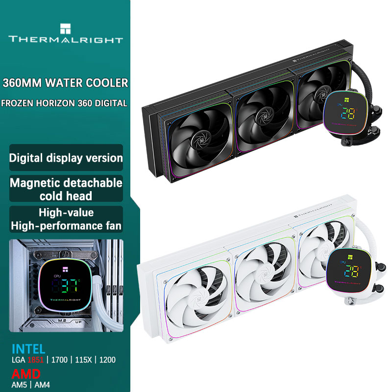 Liquid Cooling Radiator 360 - Thermalright FROZEN HORIZON 360 Digital Display
