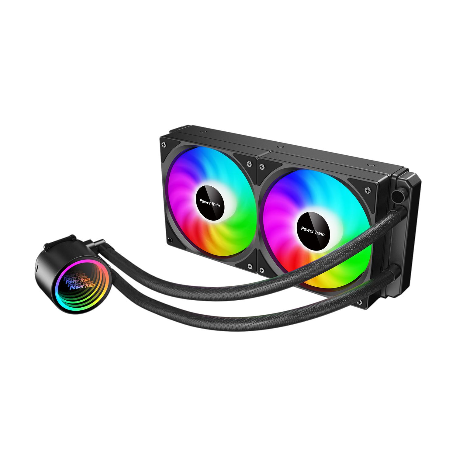 Power Train DL-240A Water-Cold - đánh giá và giá Cpu Water Cooler 240Mm Rgb