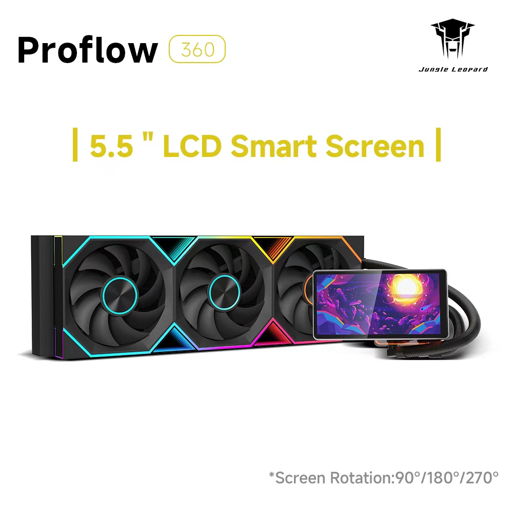 Jungle Leopard Pro Flow 360 AR - đánh giá và giá Aio Liquid Cooler 360Mm Argb