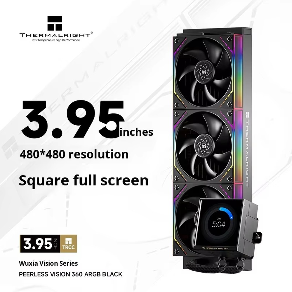 Thermalright Peerless Vision 3 - đánh giá và giá Aio Liquid Cooler 360Mm Argb