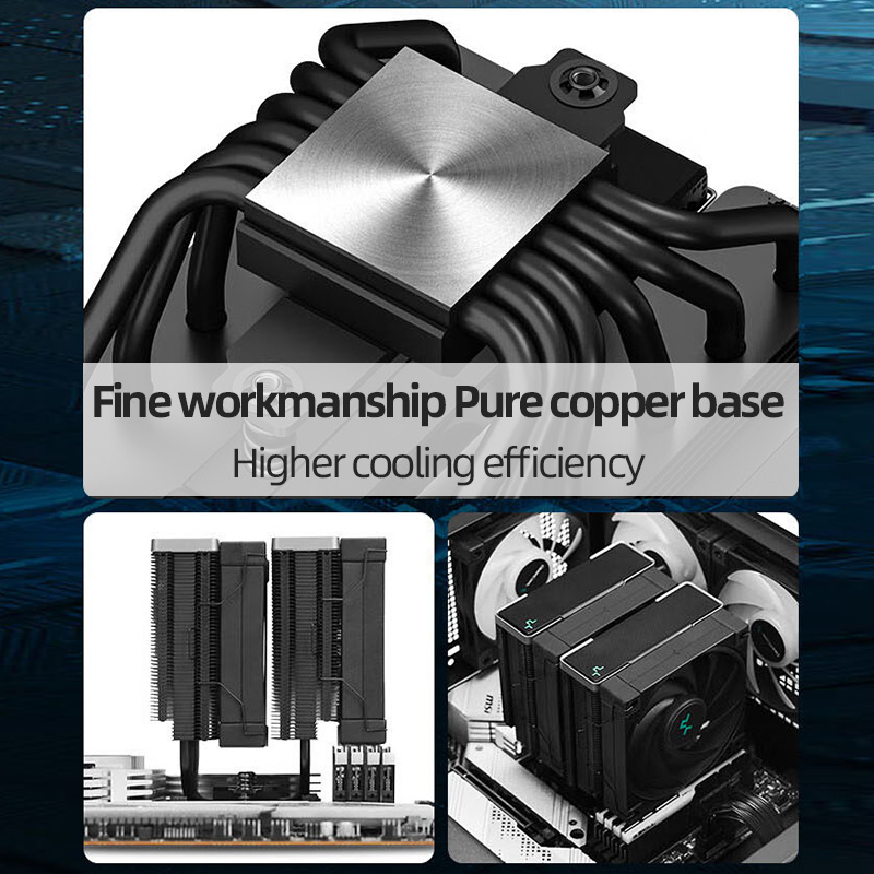 DeepCool AK620 Twin Towers CPU - đánh giá và giá Cpu Air Cooler Dual Tower 6 Heatpipe