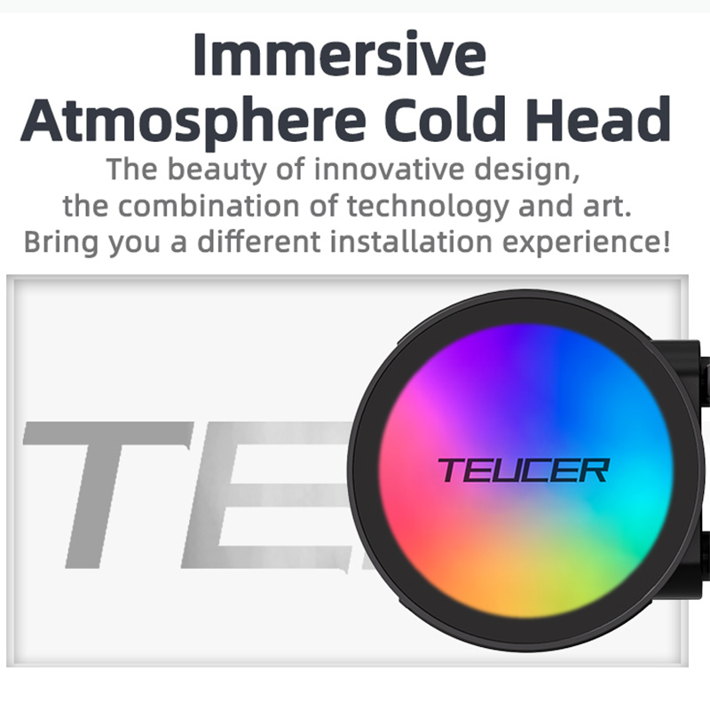 TEUCER AF-240 Water Cooling CP - đánh giá và giá Cpu Water Cooler 240Mm Rgb