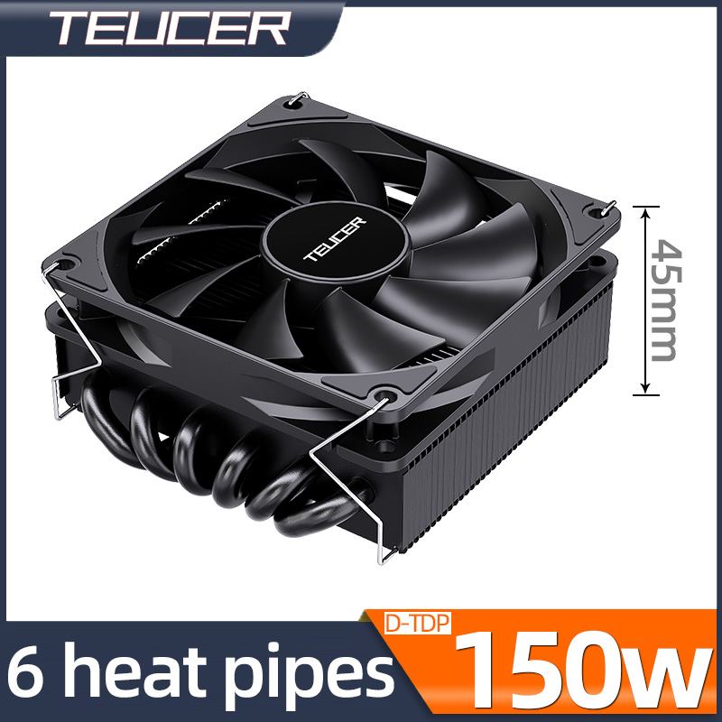 Teucer 6Heatpipes CPU Cooler D - đánh giá và giá Cpu Cooler Low Profile Itx