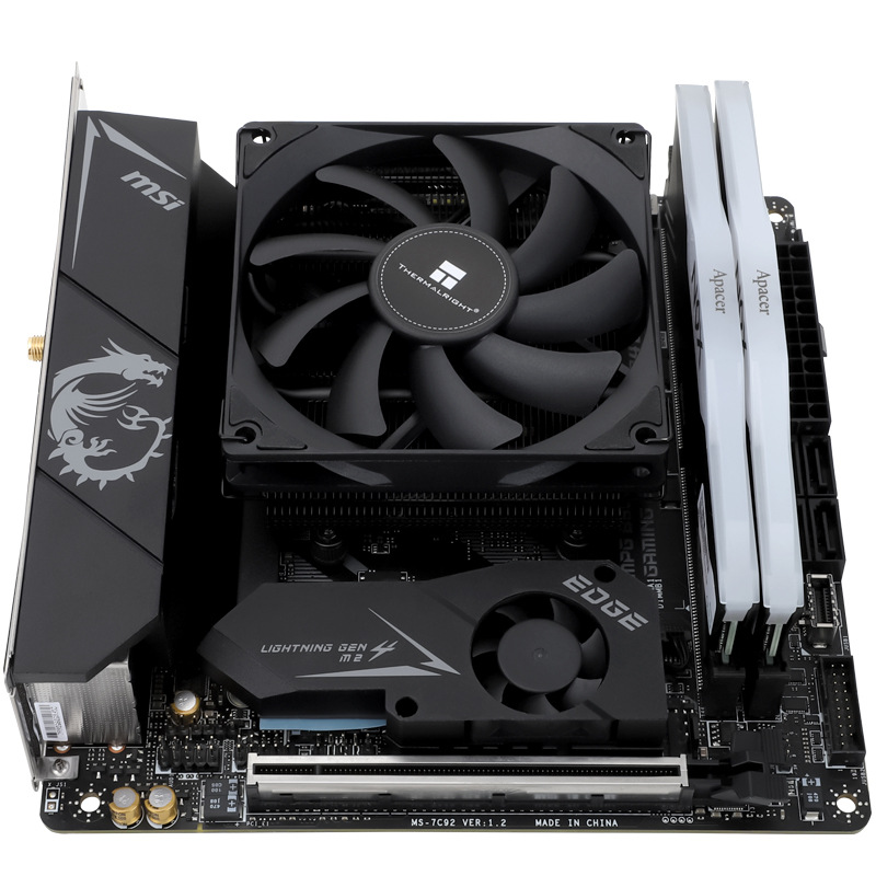 Low Profile 36mm CPU Cooler AX - đánh giá và giá Cpu Cooler Low Profile Itx