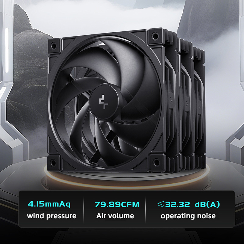DeepCool FD12 V2 120mm PWM Sil - đánh giá và giá Cooler Fan 120Mm Static Pressure