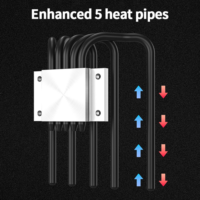 ID-COOLING IS-55 5Heatpipe CPU - đánh giá và giá Cpu Cooler Low Profile Itx