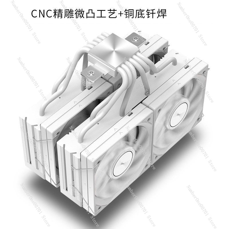 Dual Tower CPU Air Cooler JF15 - đánh giá và giá Cpu Air Cooler Dual Tower 6 Heatpipe
