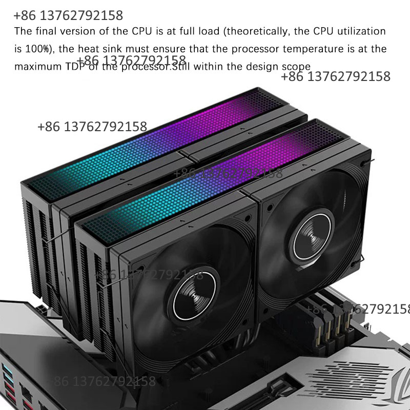 JIUSHARK JF15K Dual Tower CPU  - đánh giá và giá Cpu Air Cooler Dual Tower 6 Heatpipe