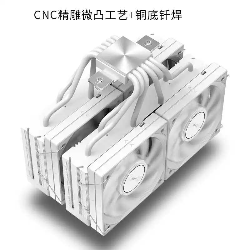PC CPU Cooling Radiator JF15K  - đánh giá và giá Cpu Air Cooler Dual Tower 6 Heatpipe